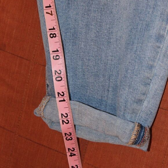 torrid Blue High Rise Roll-Tab Leg Skinny Denim Jeans Women's Size 20 - Picture 5 of 9